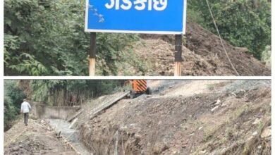 Photo of  ગડકાછ ગામેથી પસાર થતી ભૂખી નદીનાં કિનારાનું પુરને કારણે ધોવાણ થતું હતું, હવે પુર સંરક્ષણ દિવાલ ઉભી કરવાની કામગીરી શરૂ: