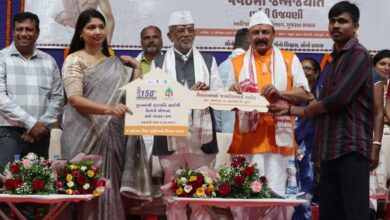 Photo of મહુવા ખાતે ધારાસભ્યના અધ્યક્ષ સ્થાને બિરસા મુંડાની ૧૫૦મી જન્મ જયંતીની ઉજવણી કરવામાં આવી: