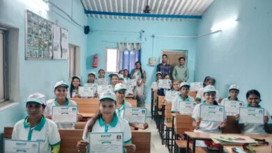 Photo of આહવા બરોડા સ્વરોજગાર વિકાસ સંસ્થાન ખાતે જ્યુટ પ્રોડ્ક્ટ તાલીમનો પ્રમાણપત્ર વિતરણ કાર્યક્રમ યોજાયો : 