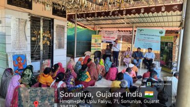 Photo of સોનુનિયા ગામે પ્રાકૃતિક ખેતી અંગે માર્ગદર્શક તાલીમ યોજાઈ: