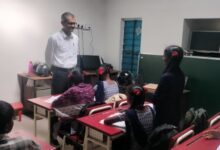 Photo of ડાંગ કલેક્ટર એન.ડી.પરમારે જામનવિહીર પ્રાથમિક શાળાની મુલાકાત લઇ, બાળકોના શિક્ષણની ગુણવત્તા ચકાસી: